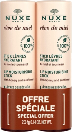 Nuxe Reve De Miel Lip Stick Duopack 2 x 4 g