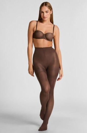 Hunkemöller Strømpebukse 40 Denier Total Lift & Shape Brun