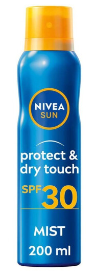 Nivea Sun Protect & Dry Touch Solkrem 200 ml med SPF 30