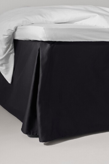 Jotex Satin Sengekappe i Sateng 45 Cm Økologisk Svart ZACK 19891340336