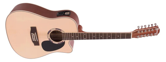 Dimavery Dr-612 Western Guitar 12-String, Nature Dimavery Dr-612 Western Guitar 12-String, Nature