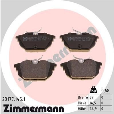 Bremseklosser ZIMMERMANN 23177.145.1
