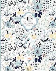 Fresh Dekorativ Notatbok 128X165/96K Linjer Blomster