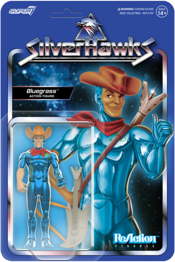 Silverhawks ReAction Figures Wv1 Bluegrass Toy Version