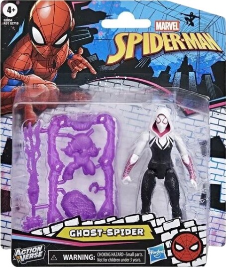 Marvel Spider man 4.5in Figure Actionverse Ghost spider