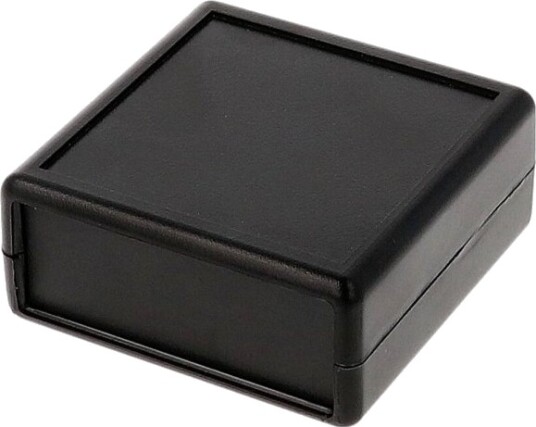 Hammond Electronics 1593ARBK 75 × 74 × 27 mm ABS Svart Kabinett