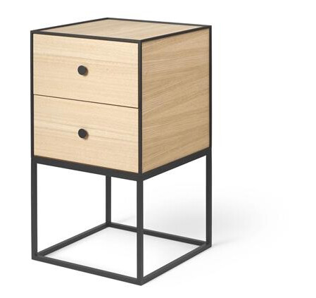 Audo Frame 35 Sidebord med 2 Skuffer Eik