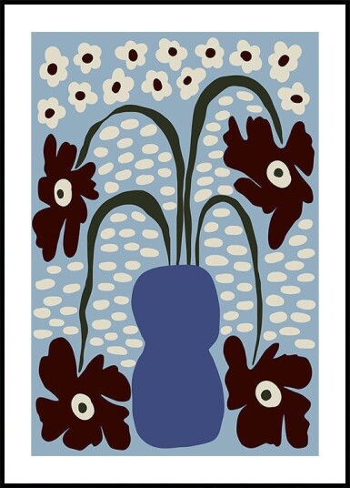 Dropping orange fern Plakat Plakat / 21x30cm Dropping orange fern Plakat Plakat / 21x30cm