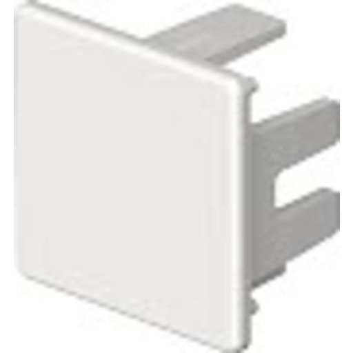 Endestykke WDK HE30030VW 30x30 perlehvid RAL 9016 Endestykke WDK HE30030VW 30x30 perlehvid RAL 9016