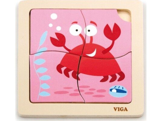 Viga Viga 50146 Puslespill På Matte Krabbe