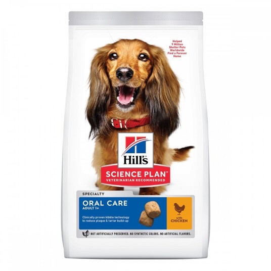 Hill's Science Plan Hundefôr Voksen 12 kg med Tannpleie og Kylling Hill's Science Plan Hundefôr Voksen 12 kg med Tannpleie og Kylling