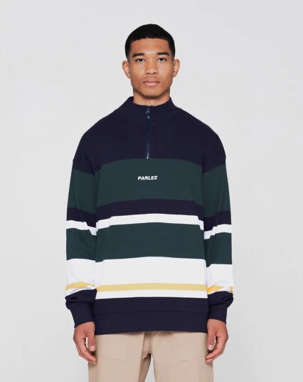 Parlez Irvine Quarter Zip Blå
