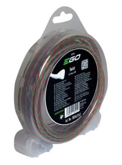 EGO AL2715T Trimmertråd Ø2,7 mm, tvunnet 15 m, Hagemaskiner