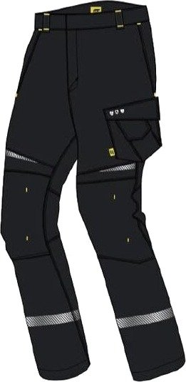 ESAB MW2000 Sveisebukse med flammebeskyttelse, svart, stretch XS, Klær ESAB MW2000 Sveisebukse med flammebeskyttelse, svart, stretch XS, Klær
