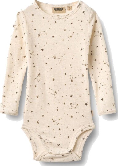 Wheat Wool Body L/S Lucca EGGSHELL STARS 68 Wheat Wool Body L/S Lucca EGGSHELL STARS 68