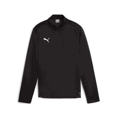 Puma teamGOAL Training 1/4 Zip Top fotballgenser junior Svart 152 Puma teamGOAL Training 1/4 Zip Top fotballgenser junior Svart 152