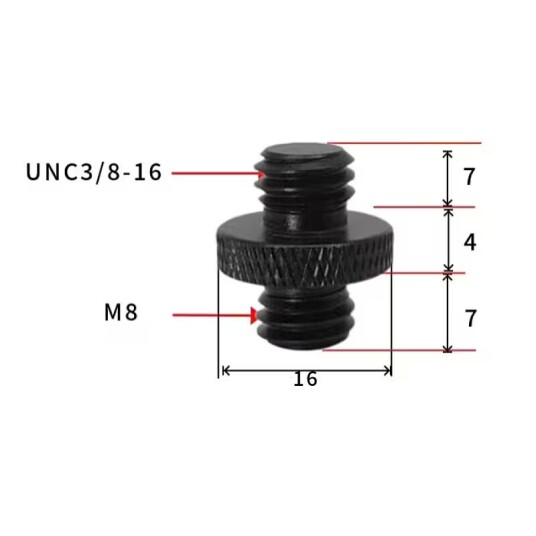 INF 5 stk 3/8" M8