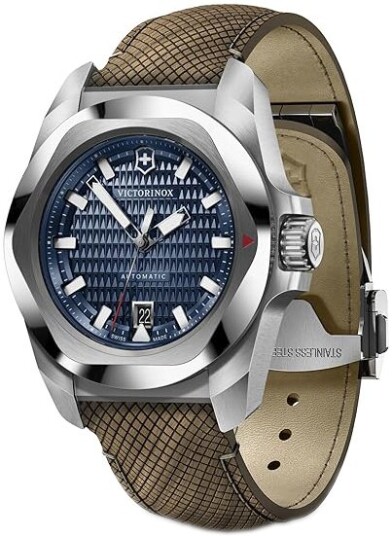 Victorinox Herreklokke 242018.1 I.N.O.X. Blå/Lær Ø41 mm Victorinox Herreklokke 242018.1 I.N.O.X. Blå/Lær Ø41 mm