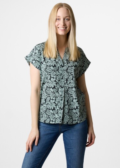 Seaside Sankt Claud Tunic Top W Daisey Flower Green 36 Bestselger