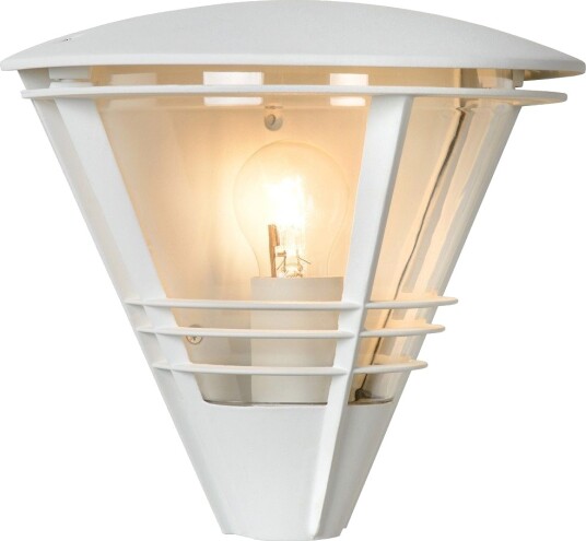 Livia Vegglampe Høyde 25 Cm IP44 Hvit Livia Vegglampe Høyde 25 Cm IP44 Hvit