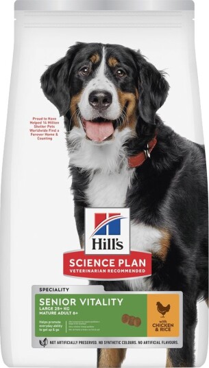 Hill'S Science Plan Senior Vitality Mature Adult 6+ Large Med Kylling 2 X 14 kg