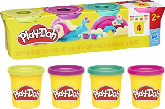 Play Doh 4 Pak 340 G Vibrant