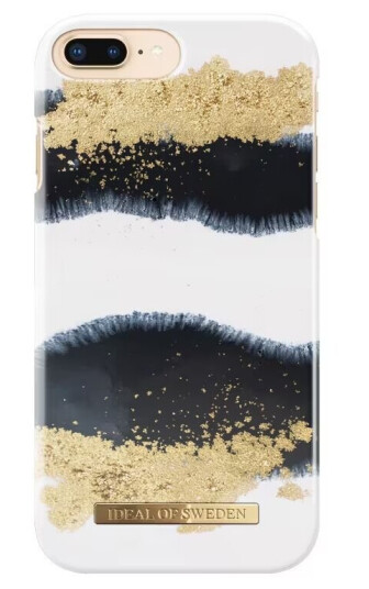 Ideal Of Sweden Fashion Case S/S19 - Baksidedeksel For Mobiltelefon - Plastikk - Glansende Lakris - For Apple Iphone 6 Plus, 6S Plus, 7 Plus, 8 Plus