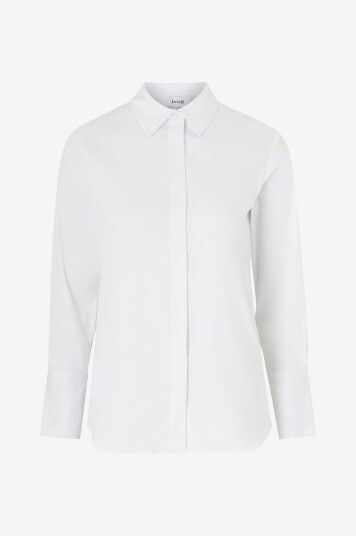 Levete Room   Skjorte Lr Isla Solid 7   Hvit