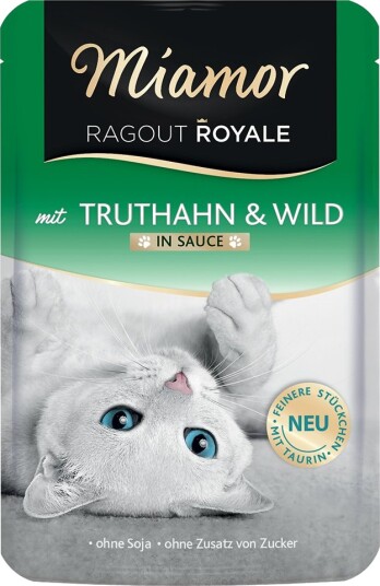 Miamor Våtfôr Ragout Royale I Saus & Vilt Kalkun 44 X 100 G Miamor Våtfôr Ragout Royale I Saus & Vilt Kalkun 44 X 100 G