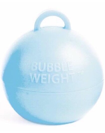 Bubble Weight Lys Blå Ballongvekt med Festering