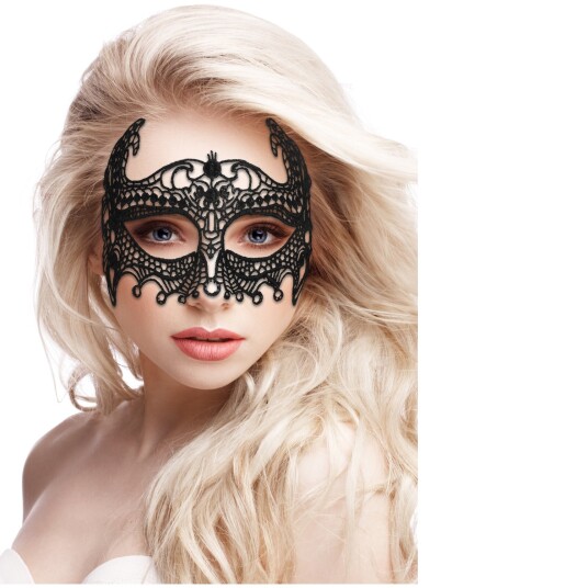 Ouch! Ouch Empress Blonde Maske      - Svart