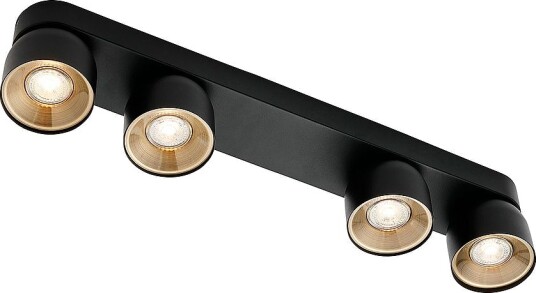 Nordlux Spotlight Pitcher 4 Spot Svart Spotlys