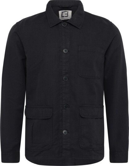 Casual Friday Cfulli 0137 Linen Mix Shacket Navy M