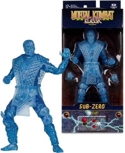 Mortal Kombat  Klassic  SubZero (Ice Clone) 7" Action Figure