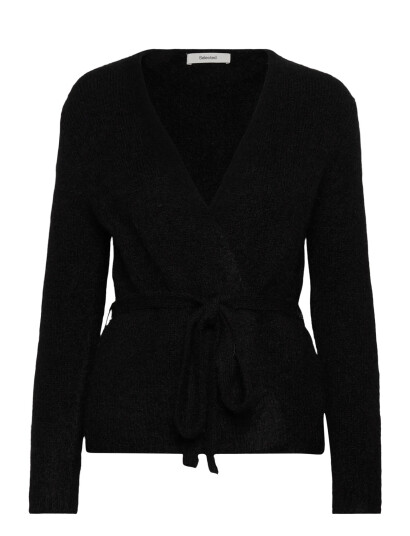 Selected Slfgabella Ls Knit Belt Cardigan - Black - XXL