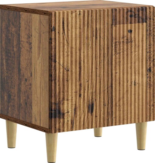  Nattbordskap Gammelt tre 43 x 34,5 x 50 cm Konstruert tre