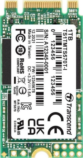 Transcend SSD 1TB M.2 SATA 2242 TS1TMTS570TI-VS1