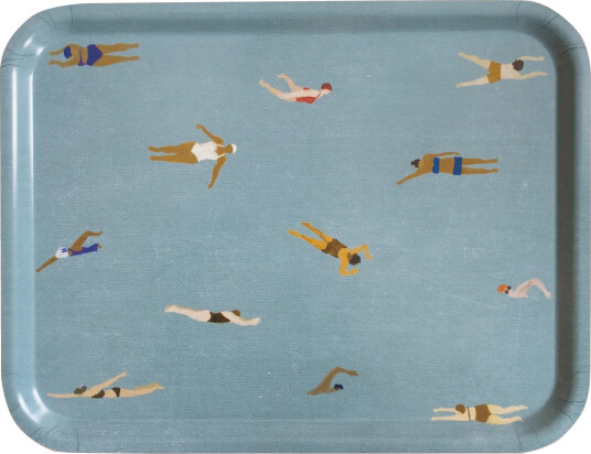 Fine Little Day Swimmers brett 33x43 cm Blå Fine Little Day Swimmers brett 33x43 cm Blå