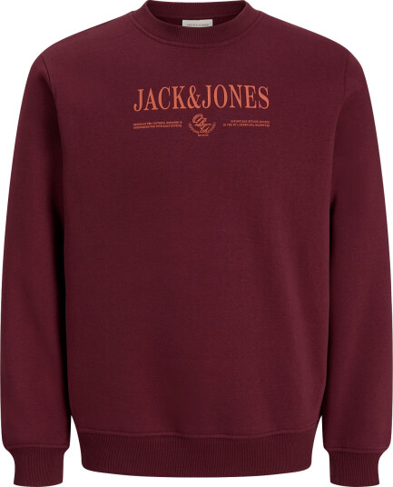 Jack & Jones Jorfrederiksberg Branding Sweat Cn Fst Brown XS