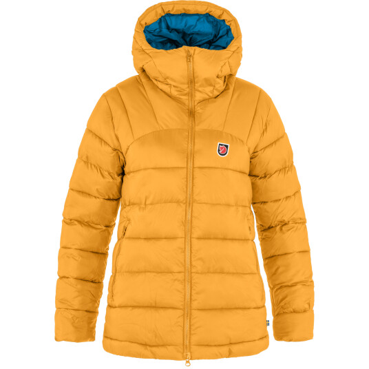 Fjellreven Women's Expedition Mid Winter Jacket Mustard Yellow-Un Blue M