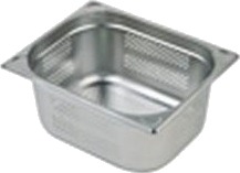 Kantine 1/2 Gn 12.5 Ltr 32.5X26.5X20 Cm Perforeret Rustfrit Stål,Stk Kantine 1/2 Gn 12.5 Ltr 32.5X26.5X20 Cm Perforeret Rustfrit Stål,Stk