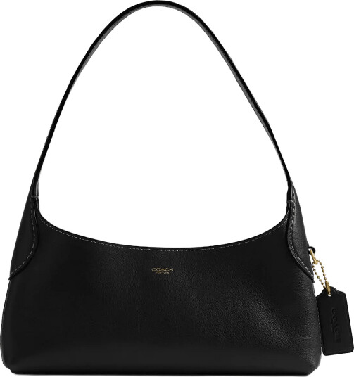 Coach Brooklyn Shoulder Bag 26   Black   ONE SIZE