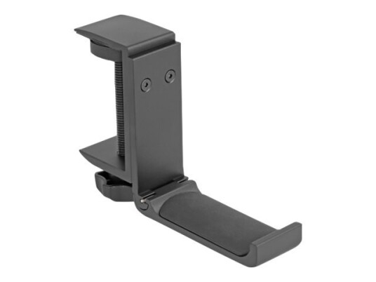 Delock Hodetelefonholder Justerbar For Bordmontering Aluminium Sort Delock Hodetelefonholder Justerbar For Bordmontering Aluminium Sort