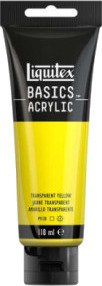 Liquitex Basics 118 ml Transparent Gul 045