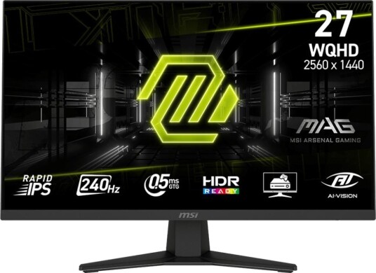 MSI MAG 274QFDE X24 27" Gaming Monitor 2560x1440 QHD 240Hz IPS