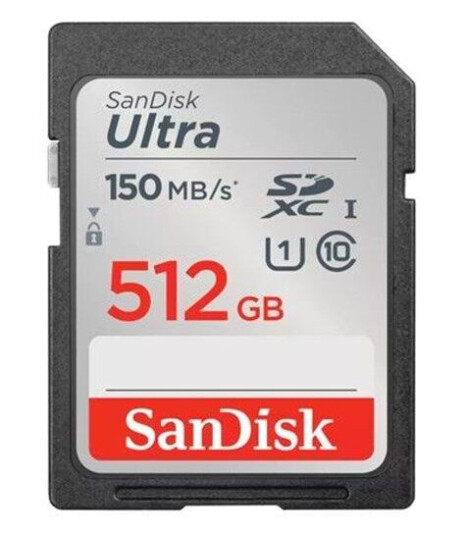 SanDisk SD Card 512GB SDXC UHS-I 150MB/sec