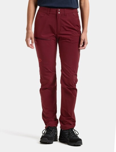 Didriksons Juna Wns Pants Burgundy 42