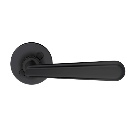 Beslagsboden Ytterdørvrider Sort 117 mm med Dobbel Returfjær