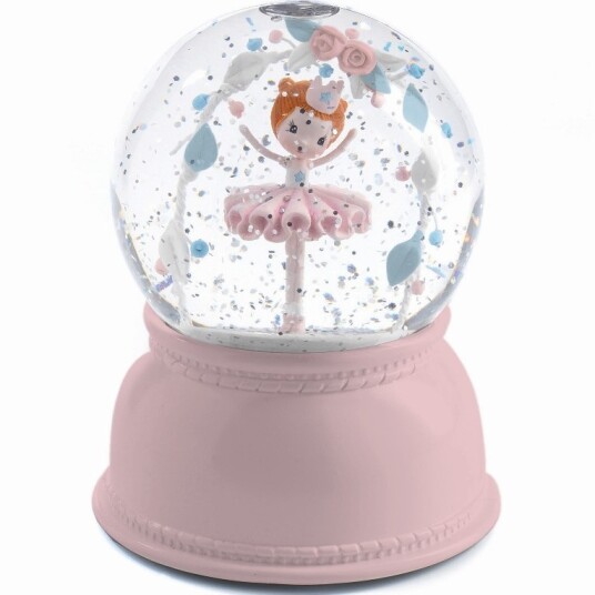 Djeco snøkule med lys og glitter ballerina Djeco snøkule med lys og glitter ballerina