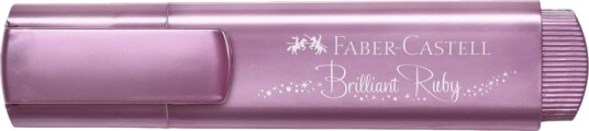 Faber-Castell Textliner 46 Metallic - Markeringspenn - Brilliant Ruby - Vannbasert Blekk - 1-2-5 Mm